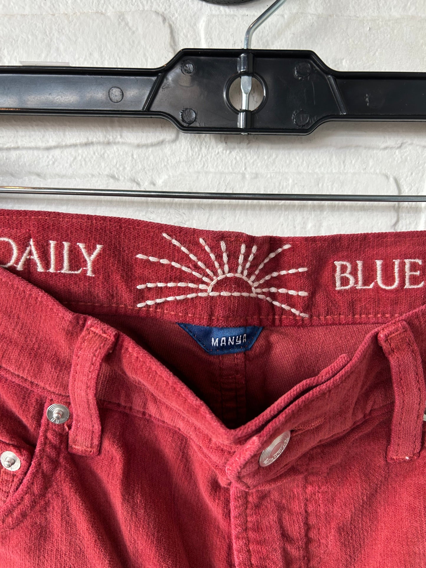 Pants Corduroy By daily blue In Red, Size: 8