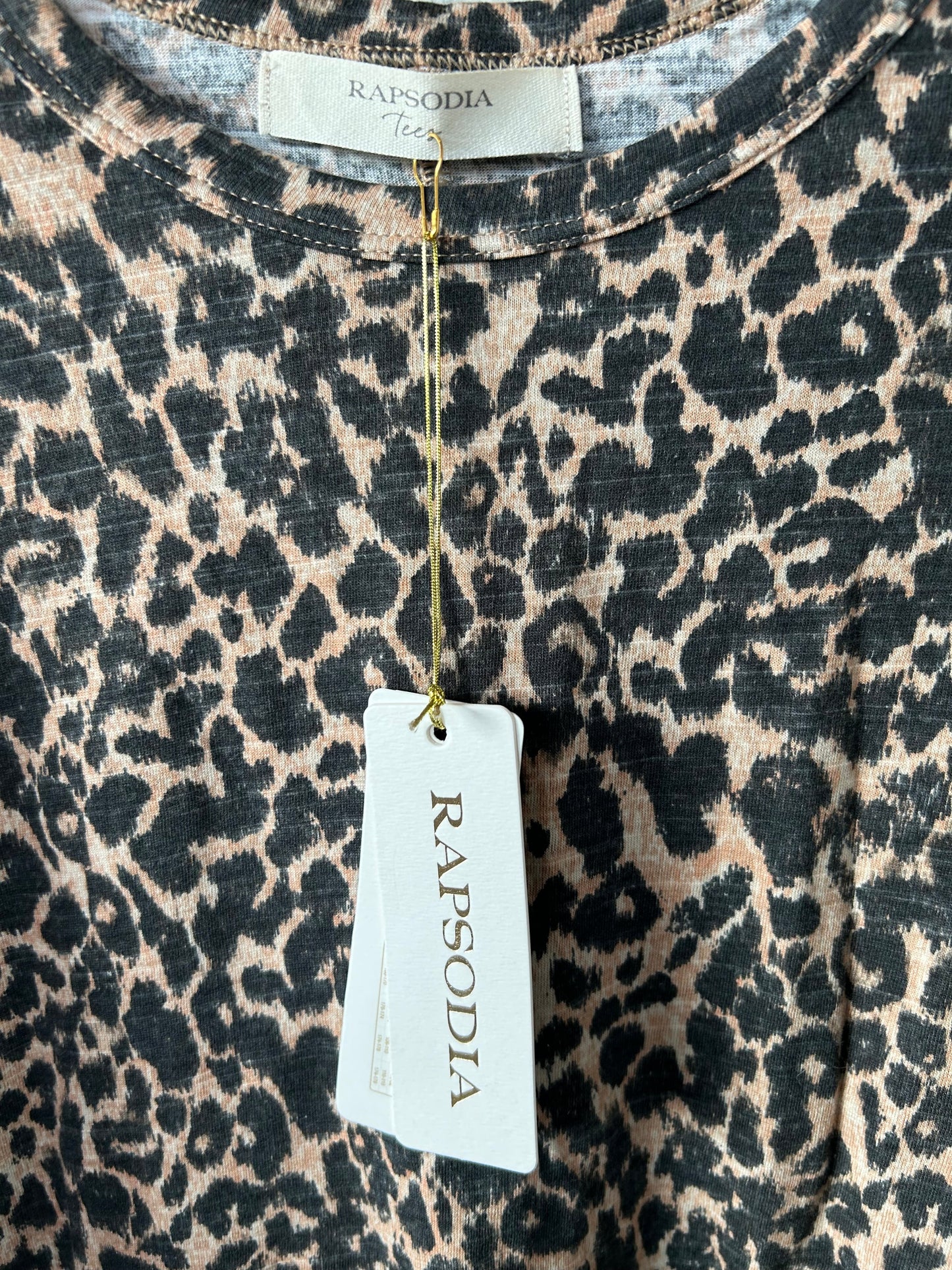 Top Long Sleeve By rapsodia In Animal Print, Size: Xl