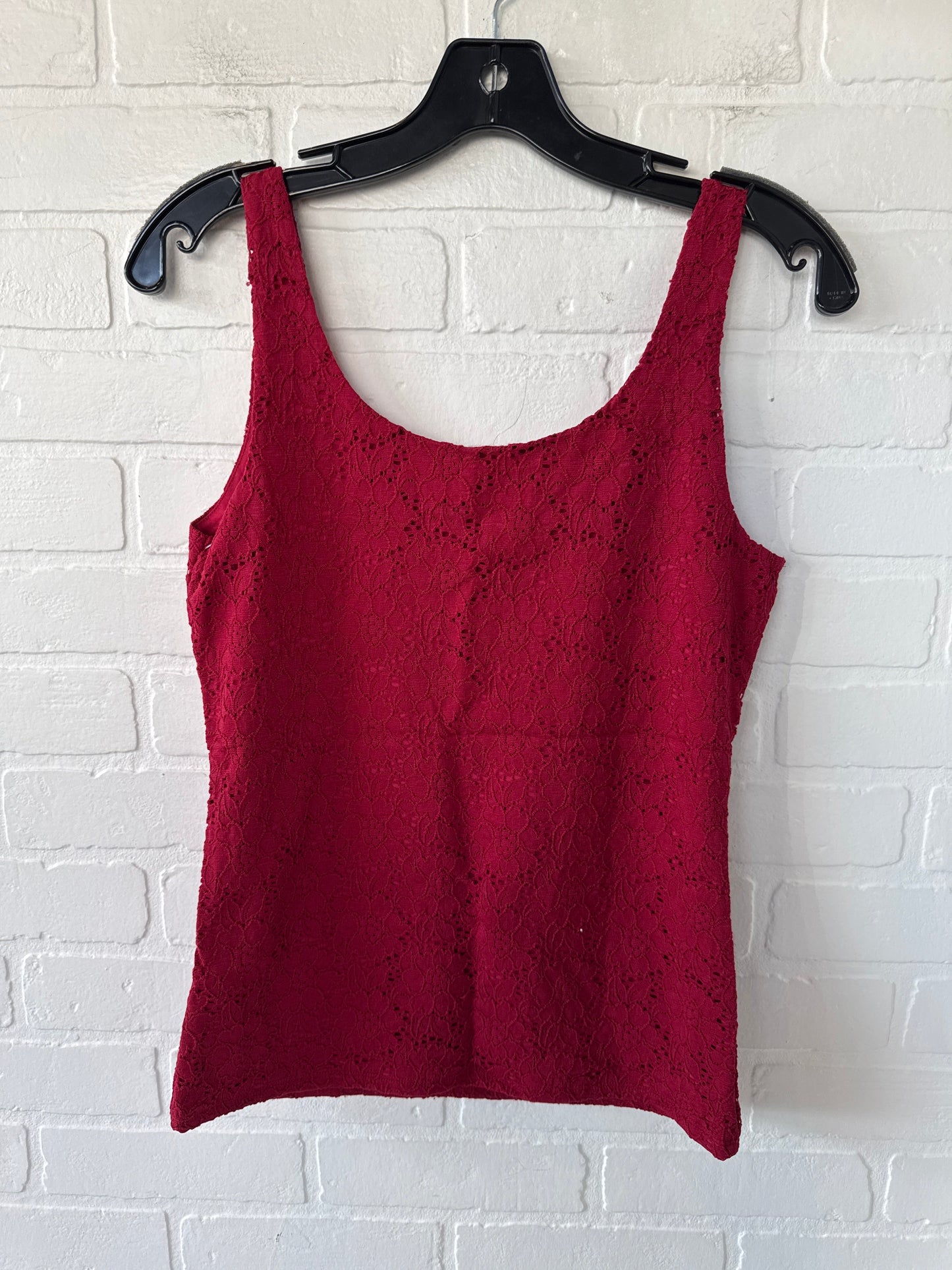 Top Sleeveless By White House Black Market In Red, Size: S