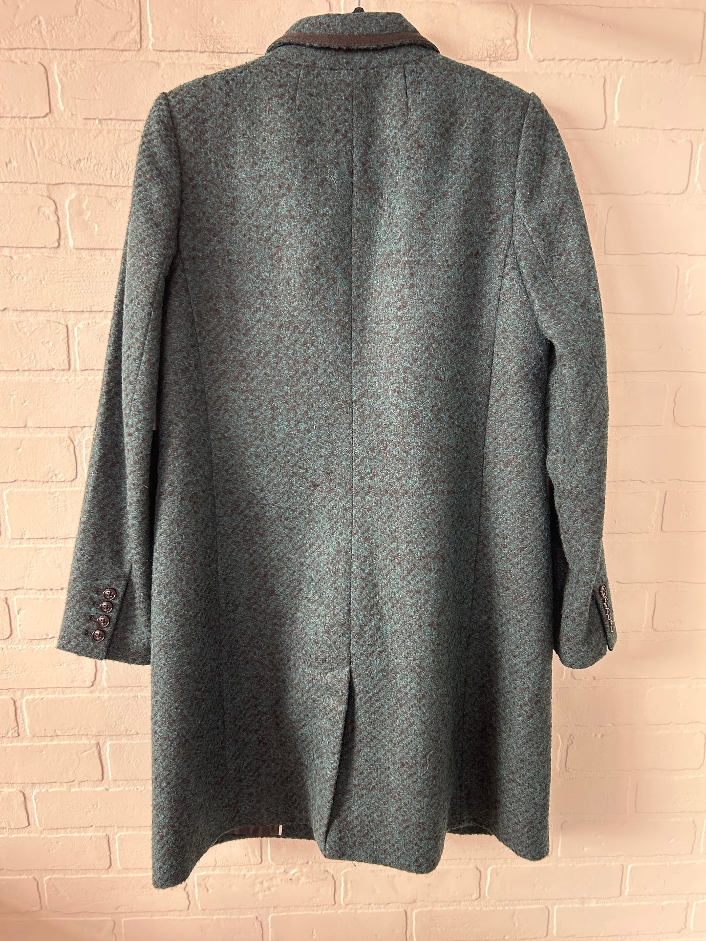 Coat Peacoat By Banana Republic In Green, Size: S