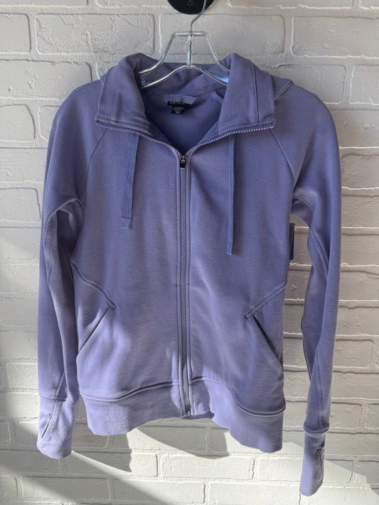 Sweatshirt Hoodie By Athleta In Purple, Size: Xs