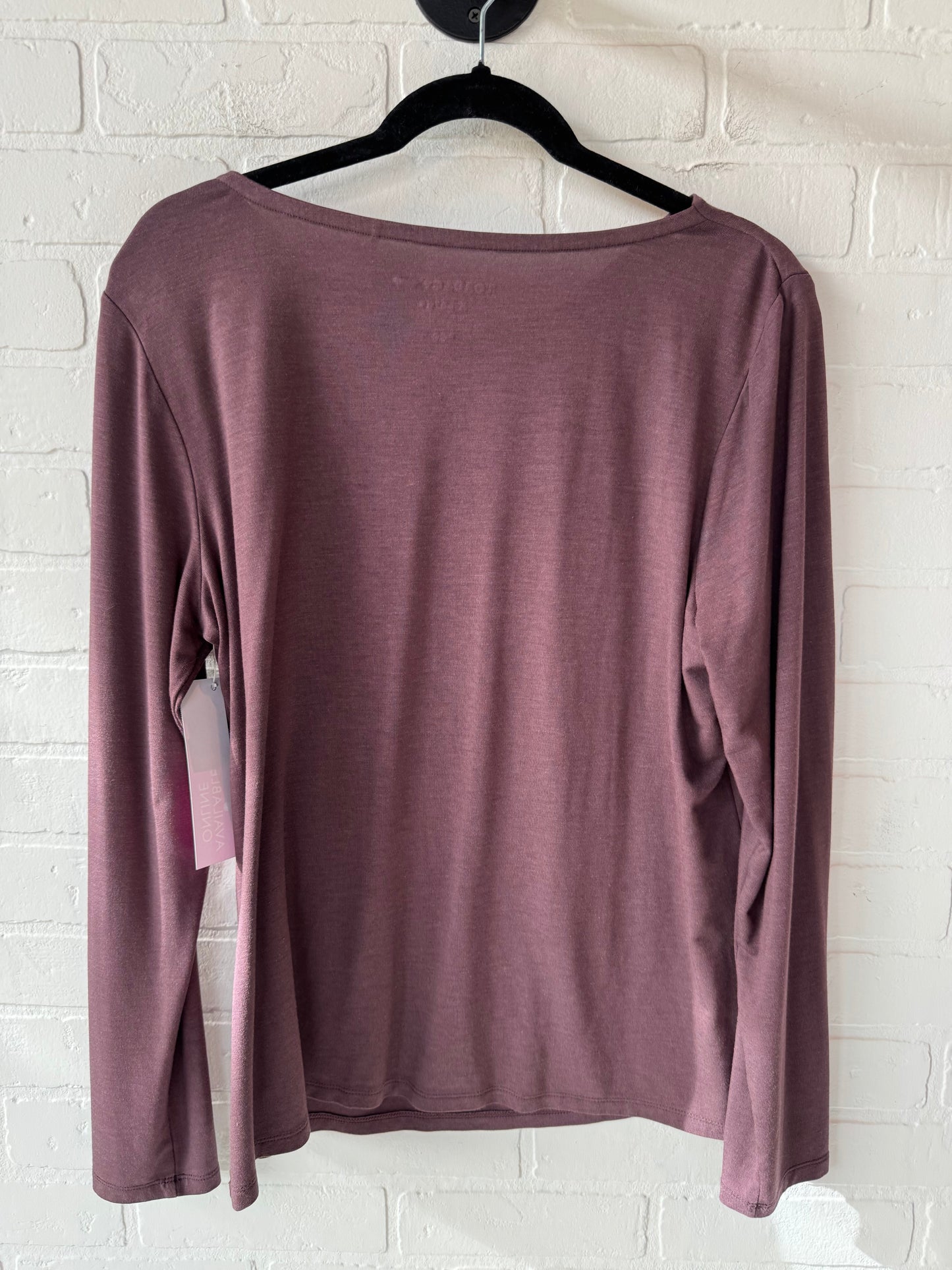 Top Long Sleeve By Toad & Co In Purple, Size: Xl