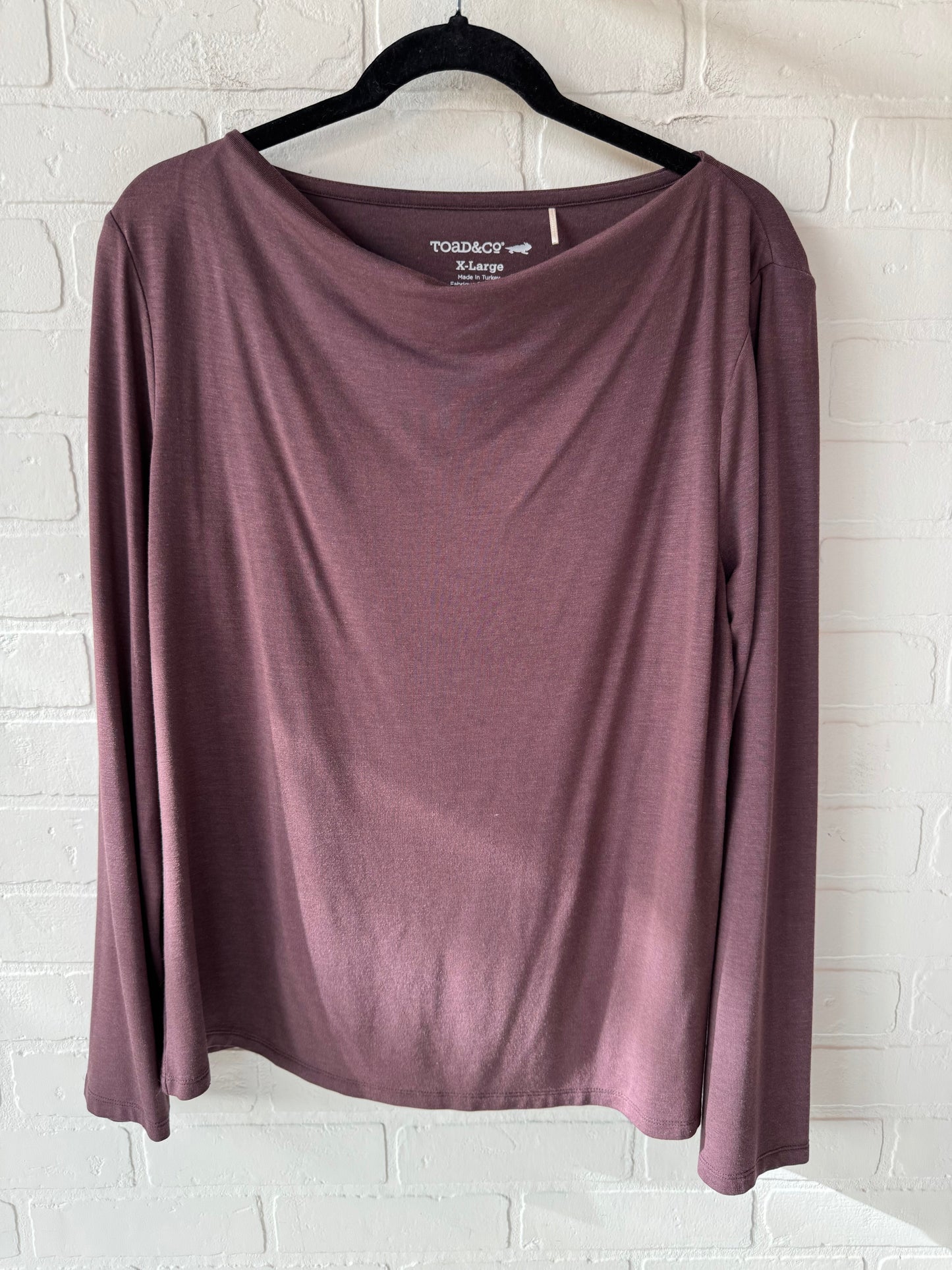 Top Long Sleeve By Toad & Co In Purple, Size: Xl