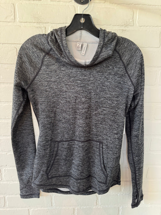 Athletic Top Long Sleeve Hoodie By Zella In Grey, Size: Xs