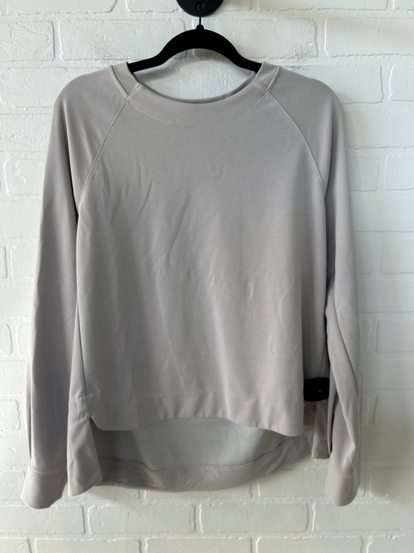 Athletic Sweatshirt Crewneck By Athleta In Tan, Size: M