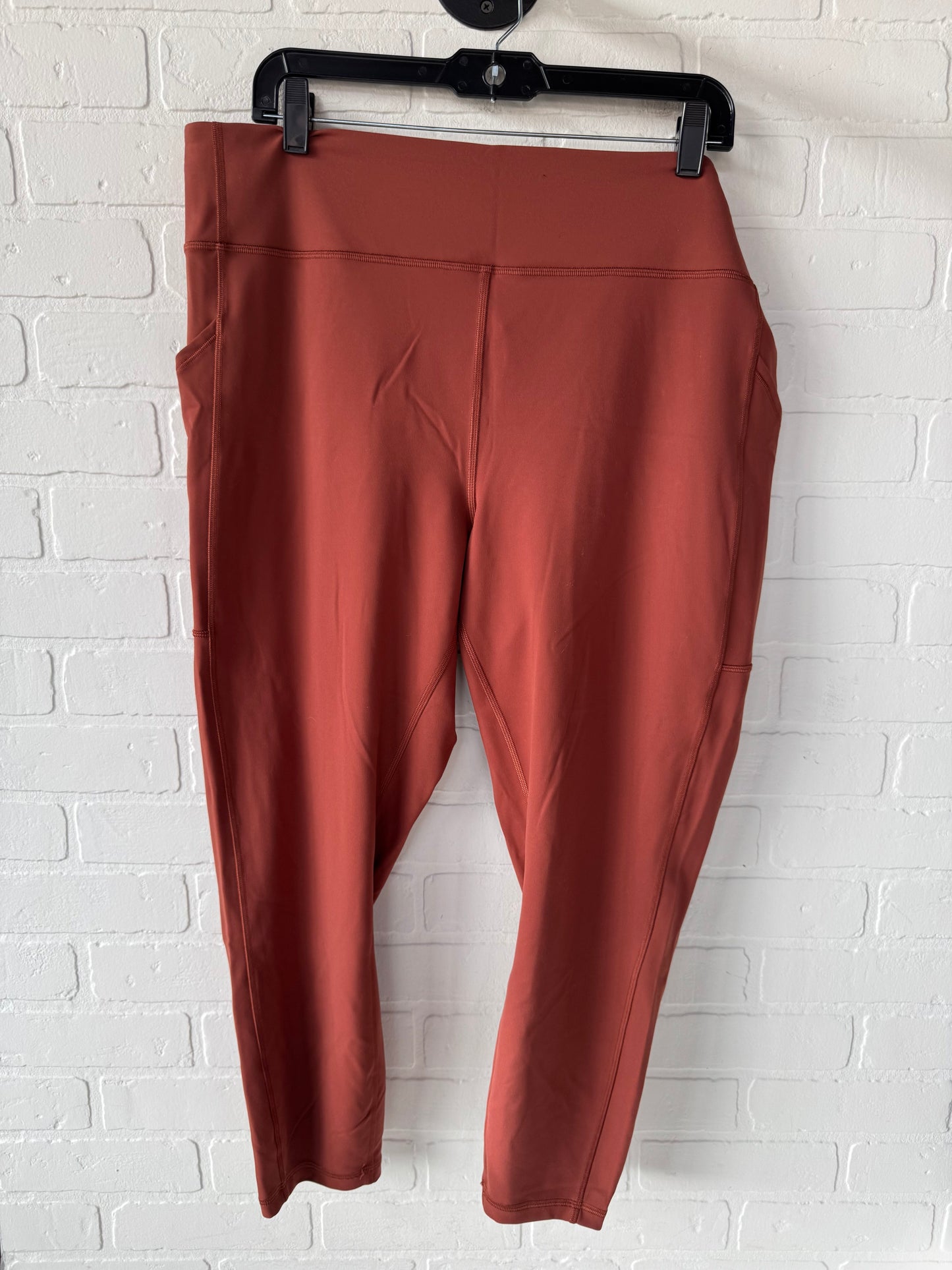 Athletic Leggings By Lululemon In Orange, Size: 20