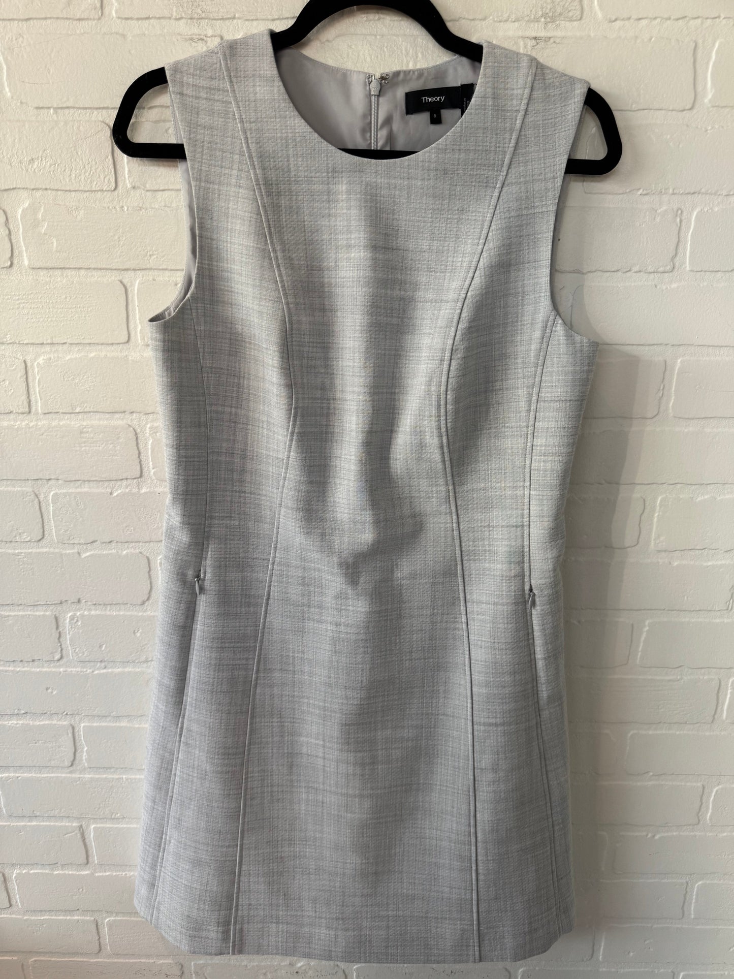 Dress Work By Theory In Grey, Size: M