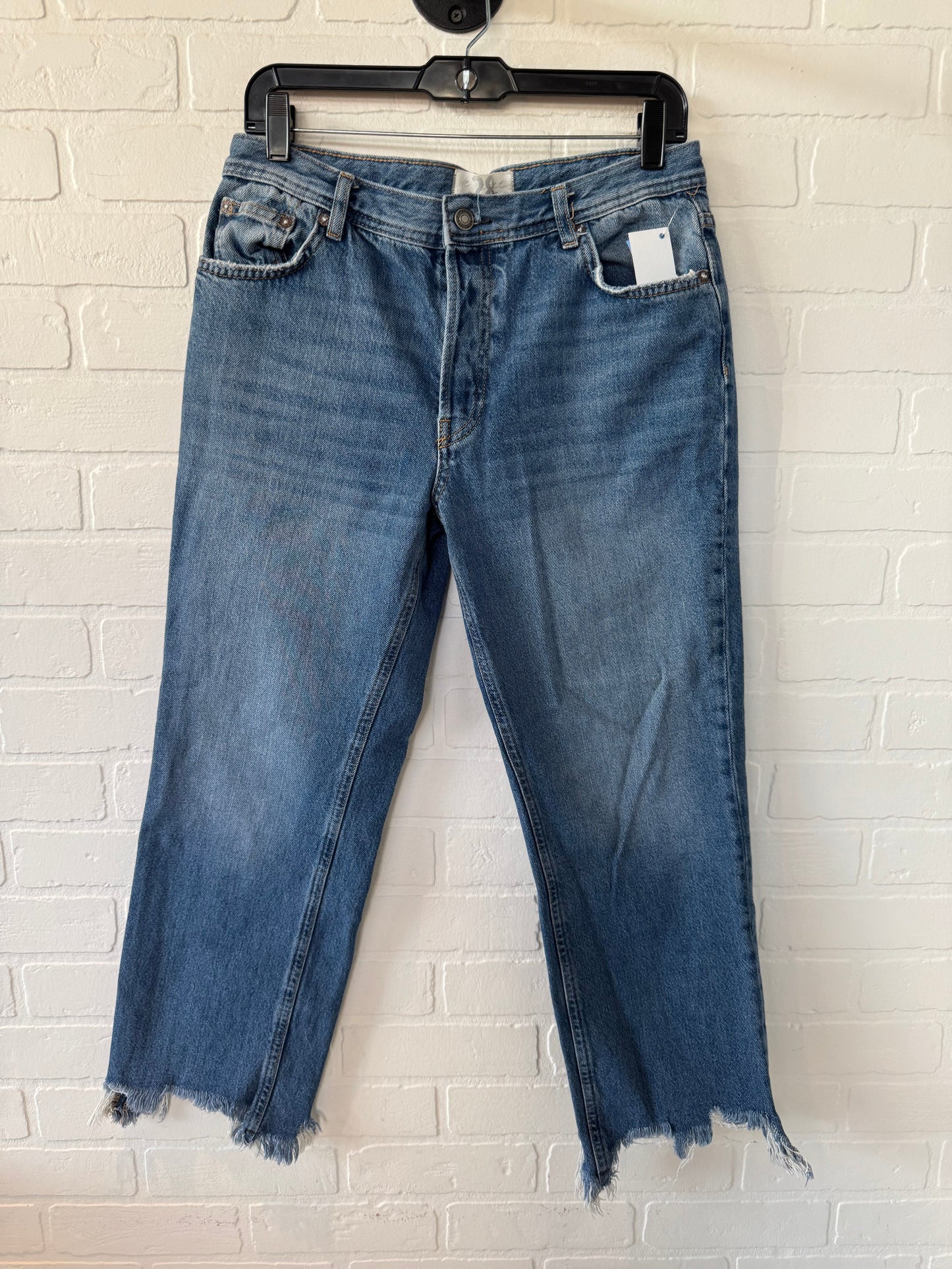 Jeans Straight By We The Free In Blue Denim, Size: 6