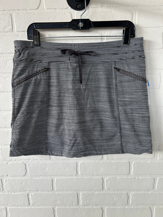 Athletic Skirt By Athleta In Grey & White, Size: 8