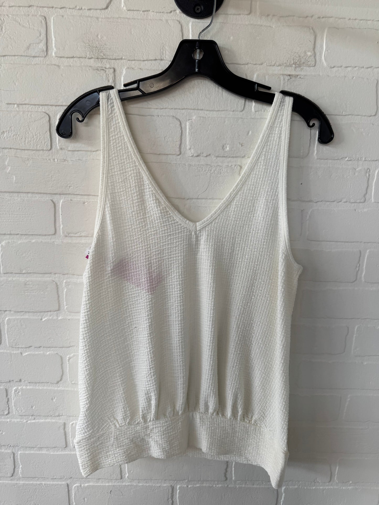 Top Sleeveless By Anthropologie In Cream, Size: M