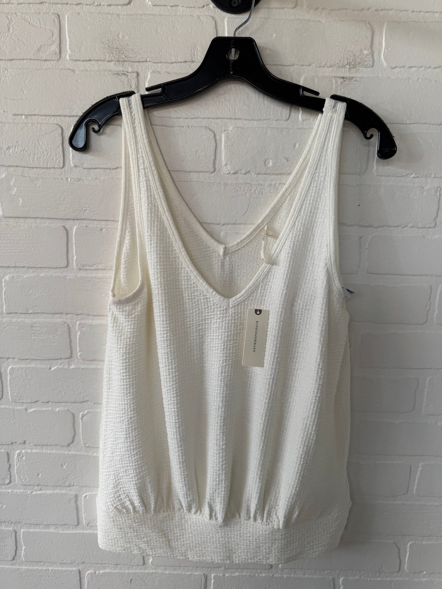 Top Sleeveless By Anthropologie In Cream, Size: M