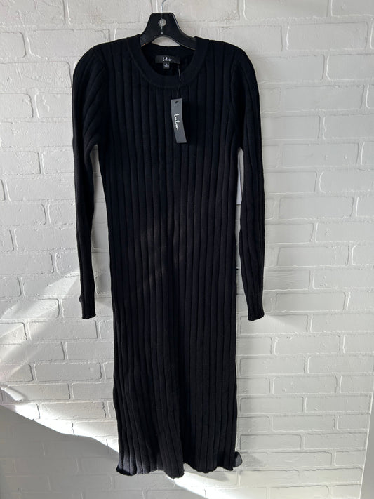 Dress Sweater By Lulus In Black, Size: L