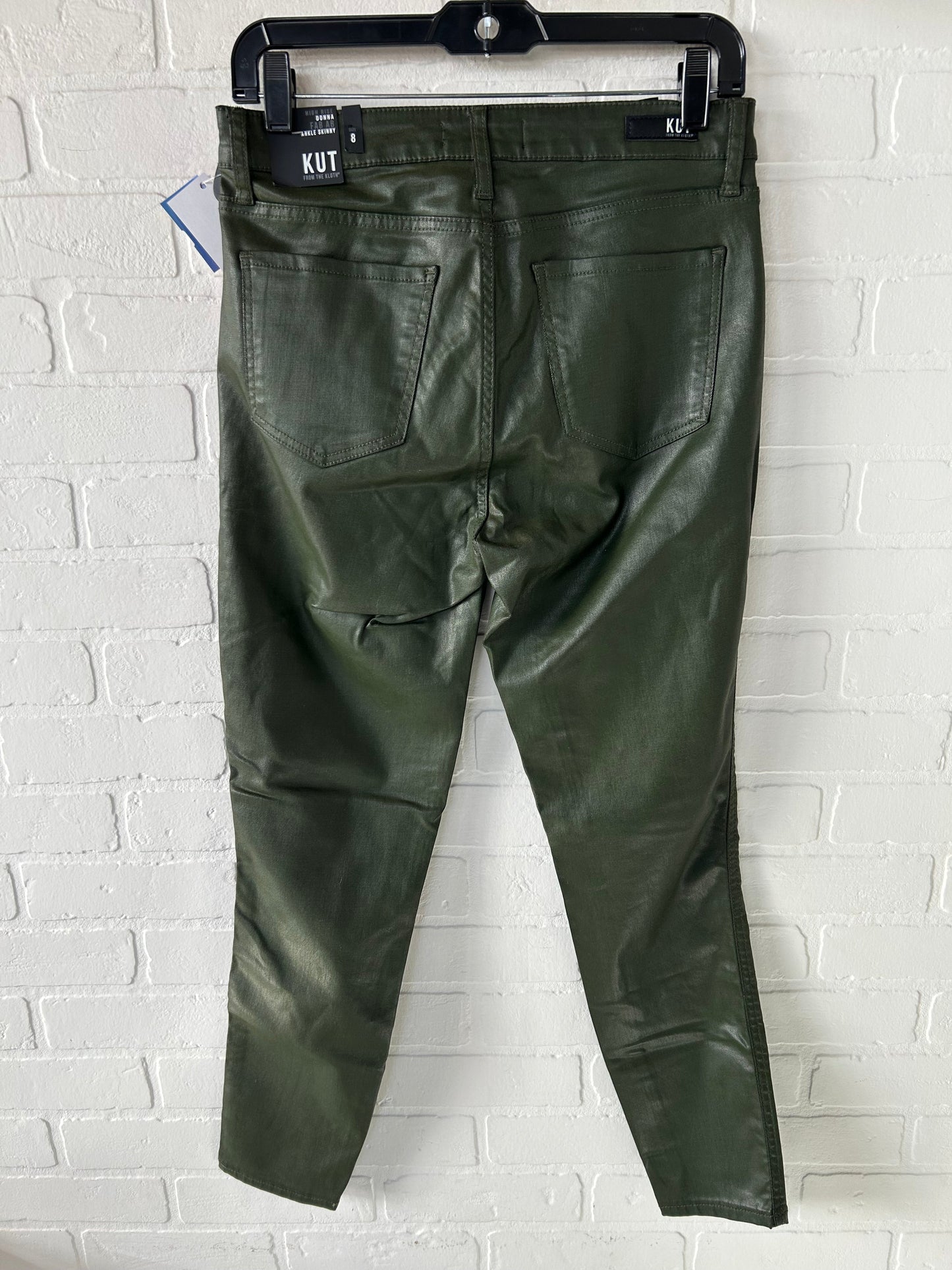 Jeans Skinny By Kut In Green, Size: 8