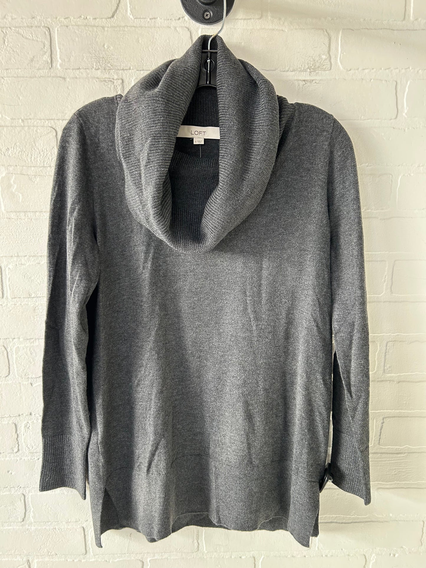 Sweater By Loft In Grey, Size: S