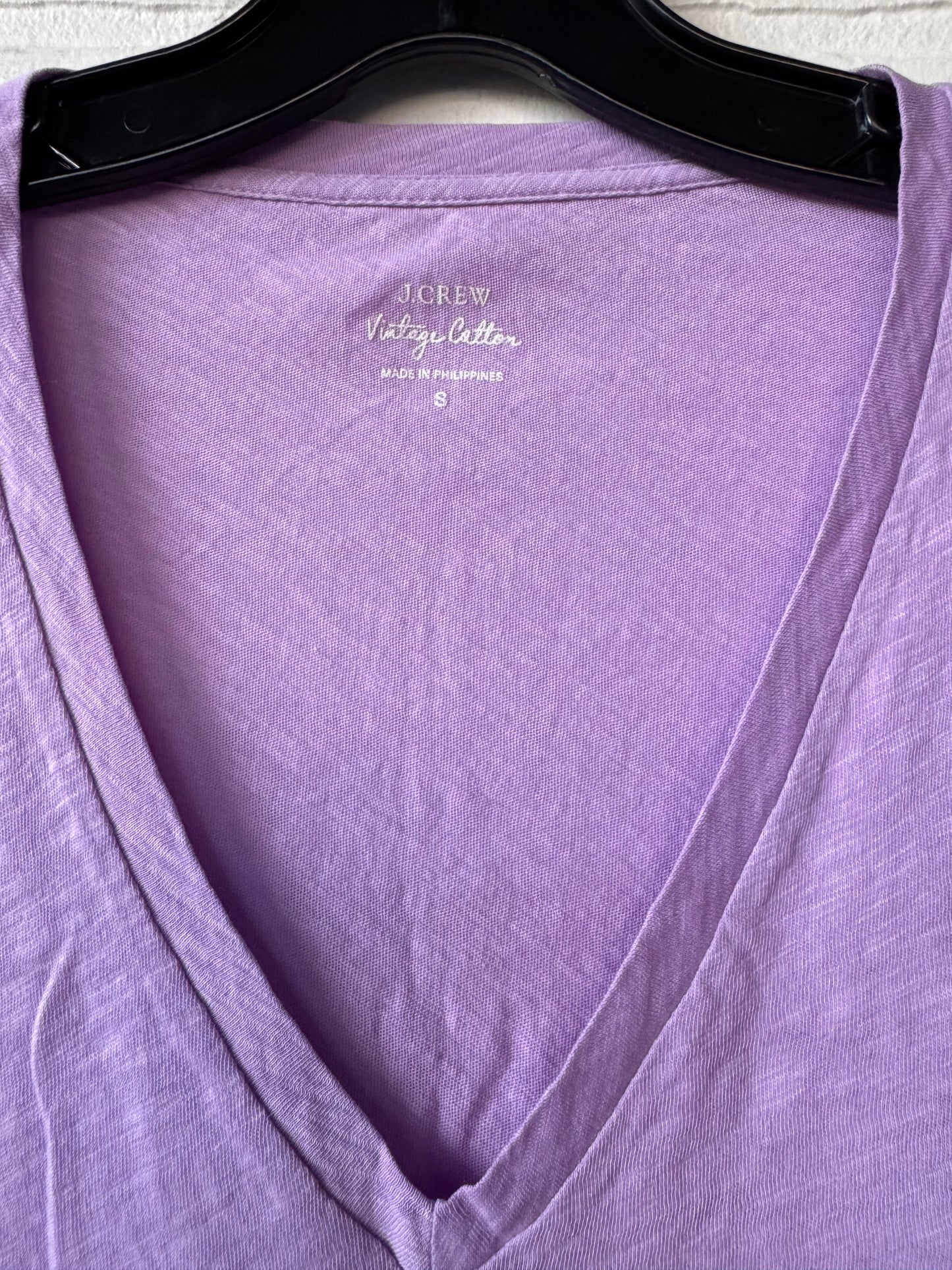 Top Long Sleeve Basic By J. Crew In Purple, Size: S