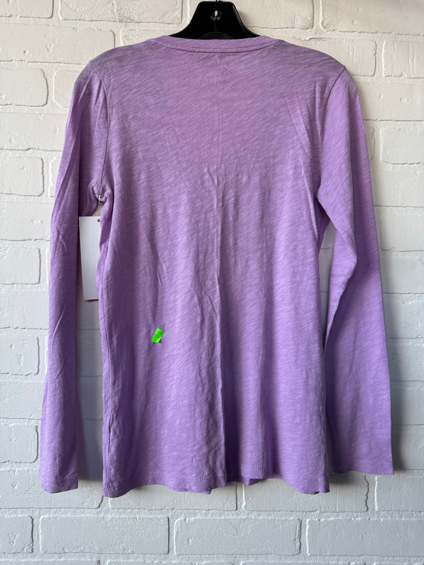 Top Long Sleeve Basic By J. Crew In Purple, Size: S