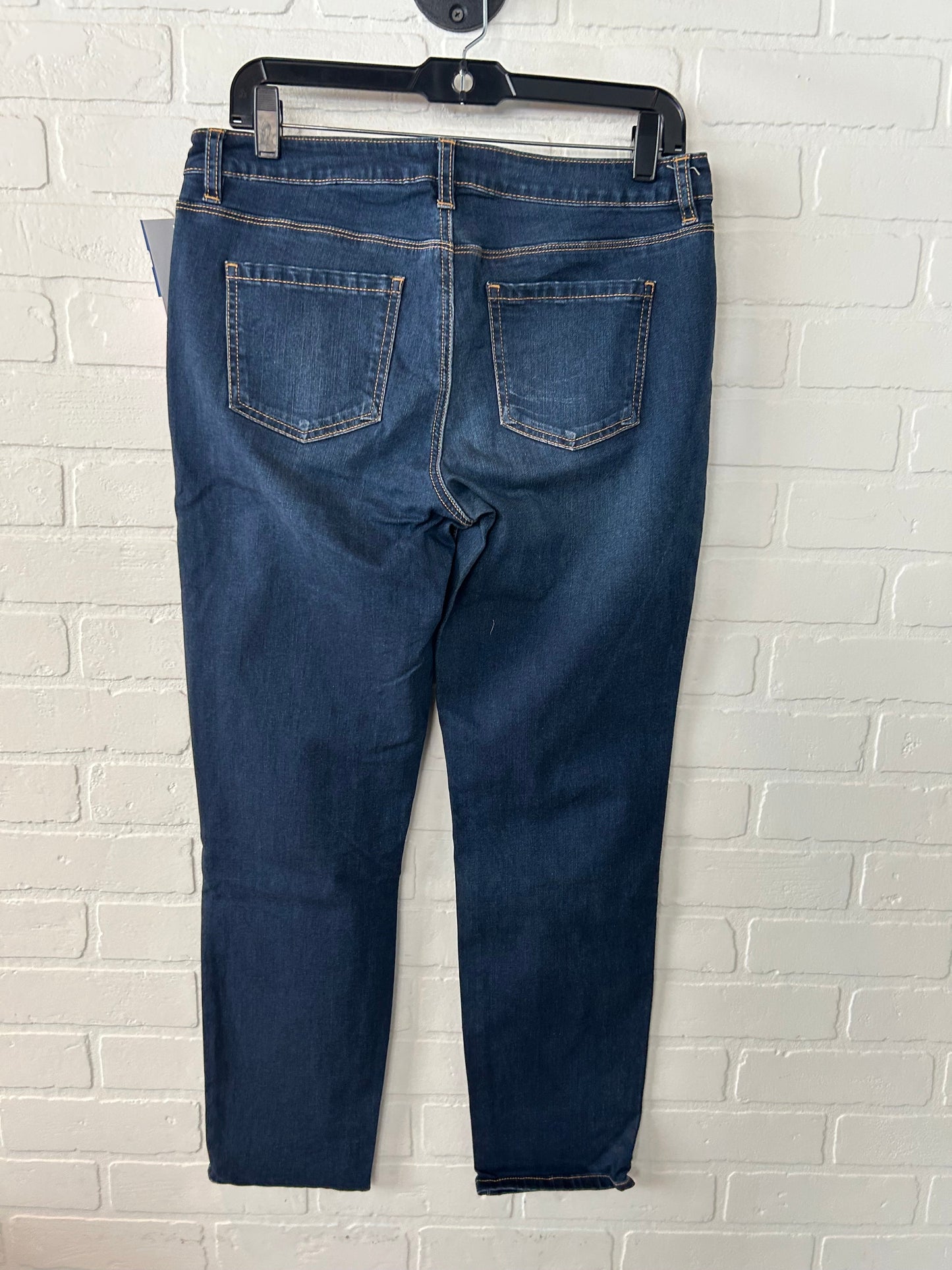 Jeans Skinny By Buffalo David Bitton In Blue Denim, Size: 10