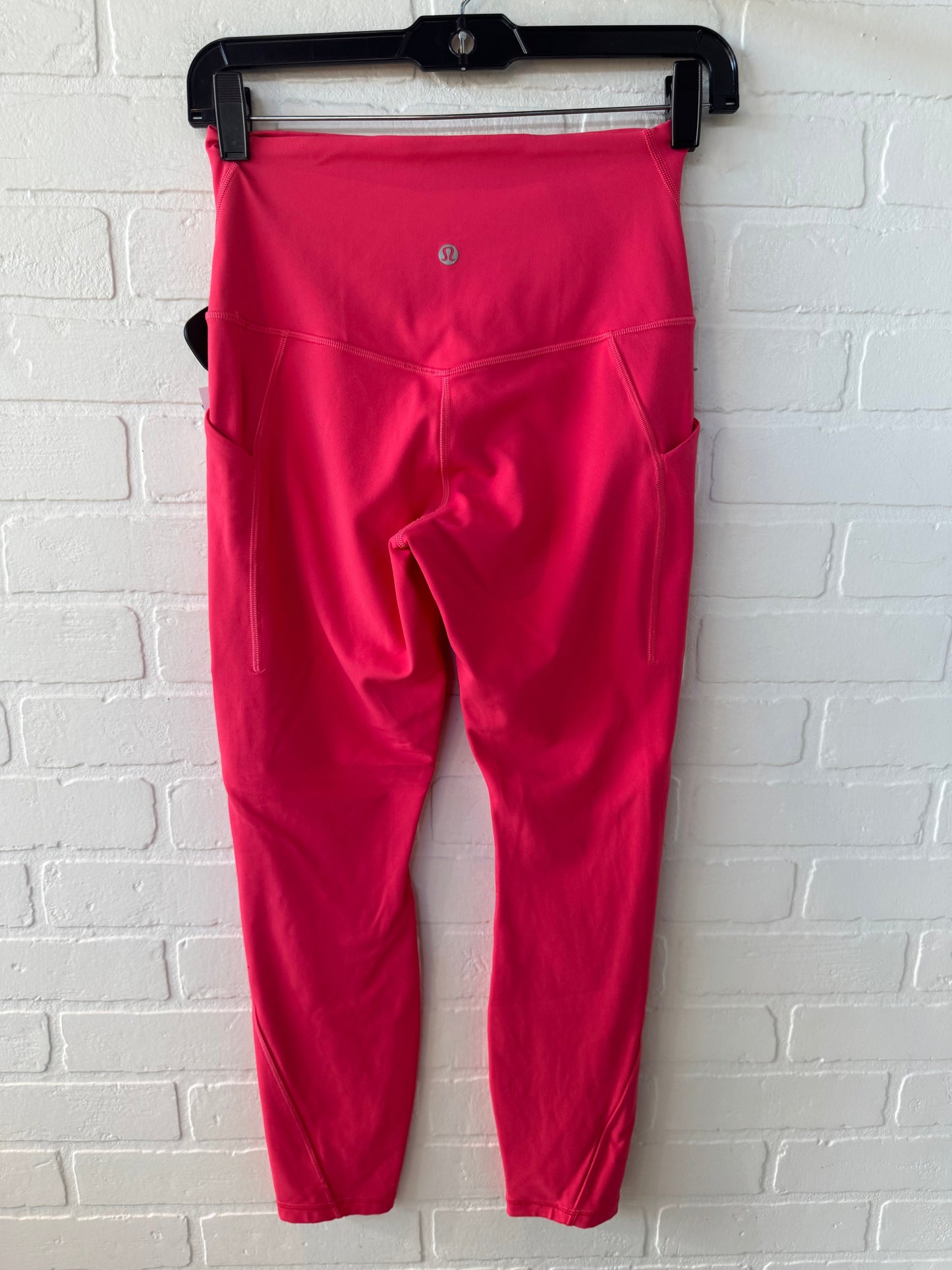 Athletic Leggings By Lululemon In Pink, Size: 6