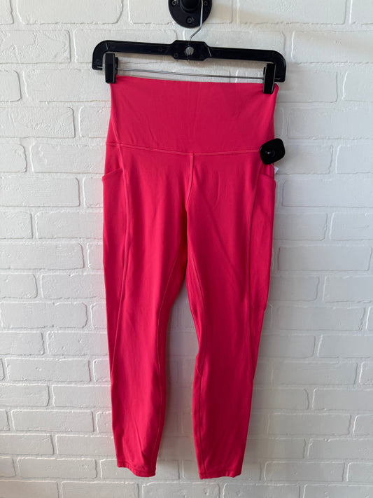 Athletic Leggings By Lululemon In Pink, Size: 6