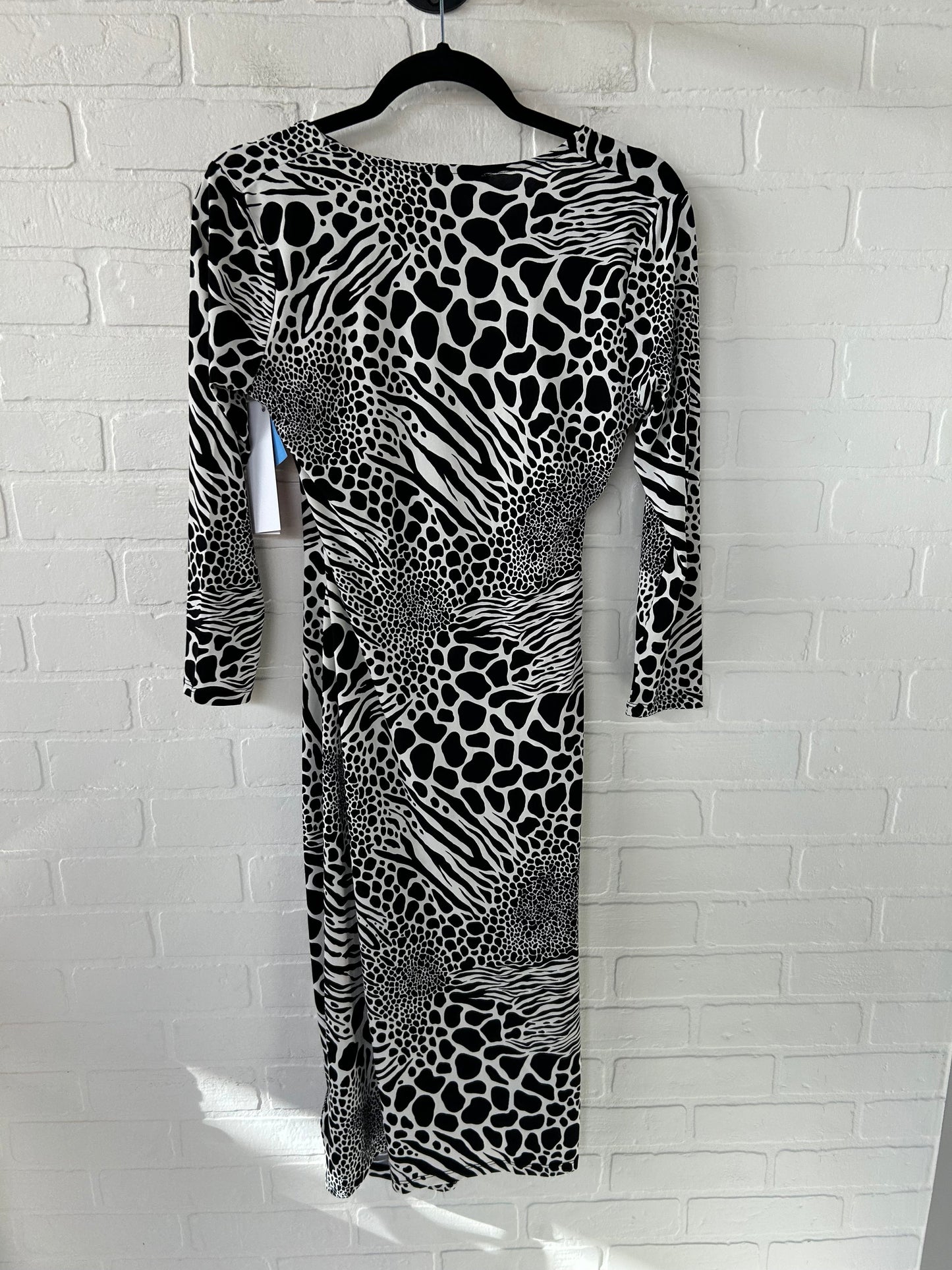 Dress Party Midi By Michael By Michael Kors In Black & White, Size: S