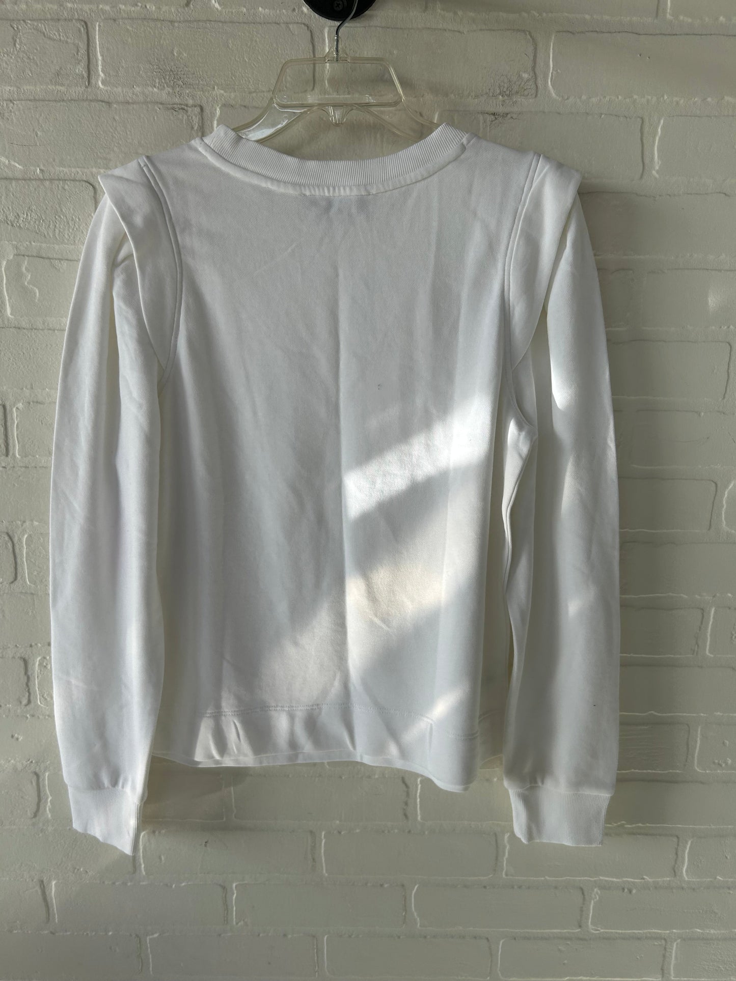 Top Long Sleeve By Loft In White, Size: M