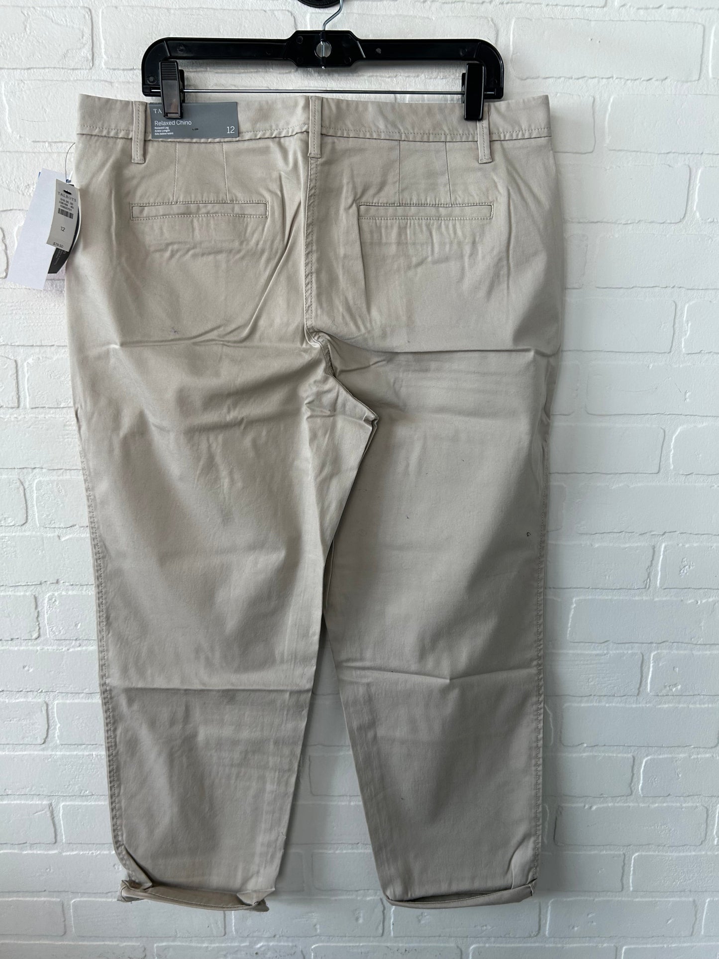 Pants Chinos & Khakis By Talbots In Tan, Size: 12