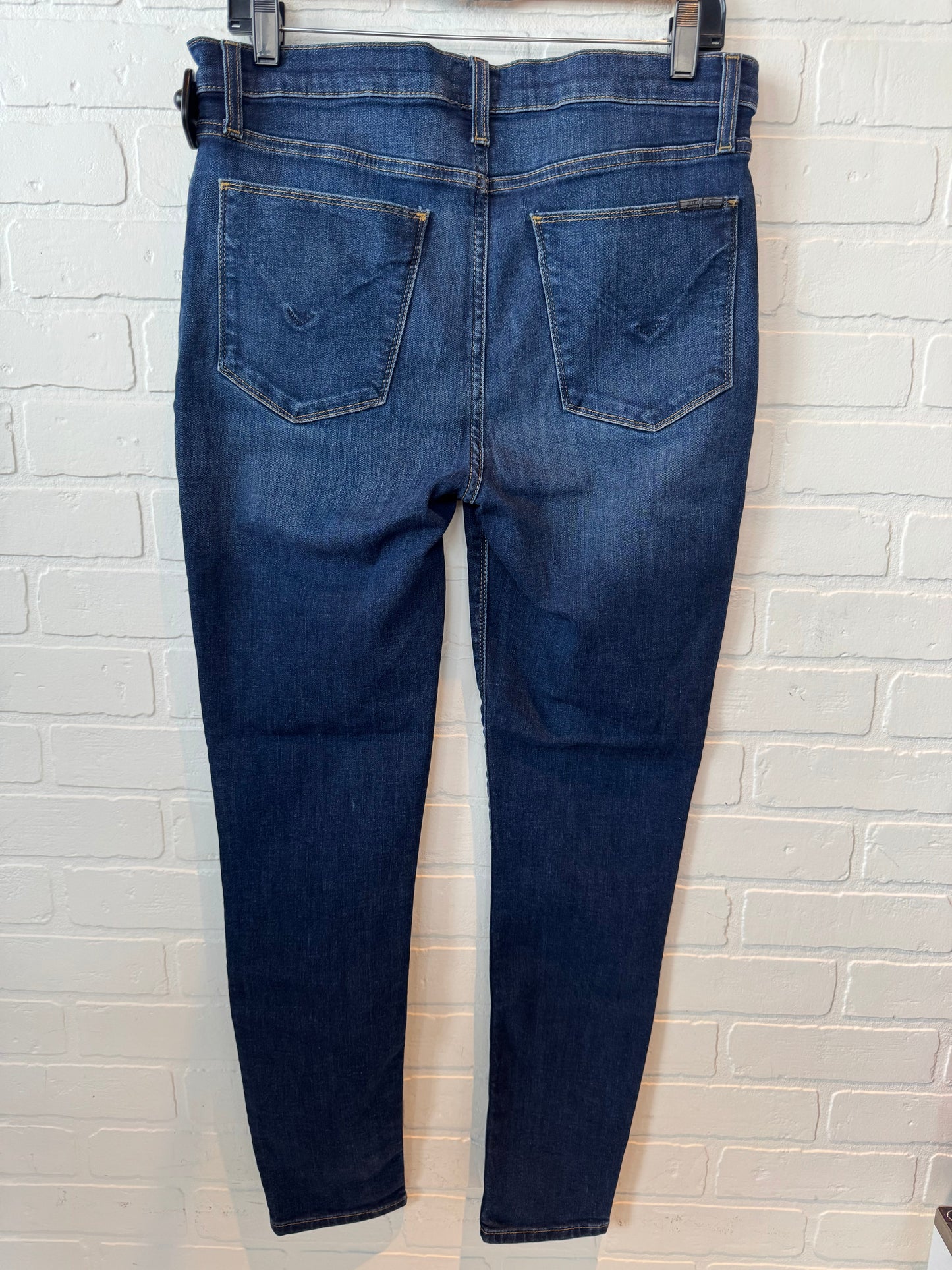 Jeans Skinny By Hudson In Blue Denim, Size: 10