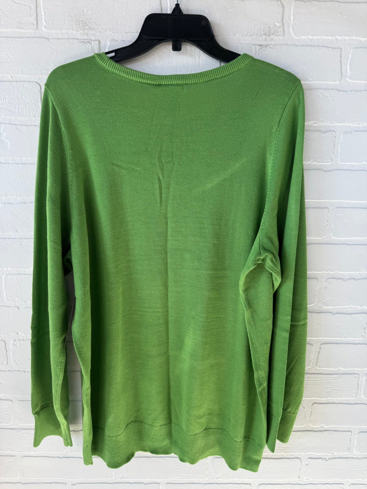 Sweater By Clothes Mentor In Green, Size: 2x