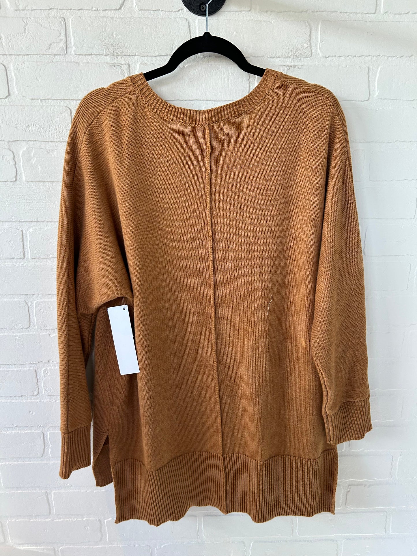 Sweater By Tahari By Arthur Levine In Tan, Size: M