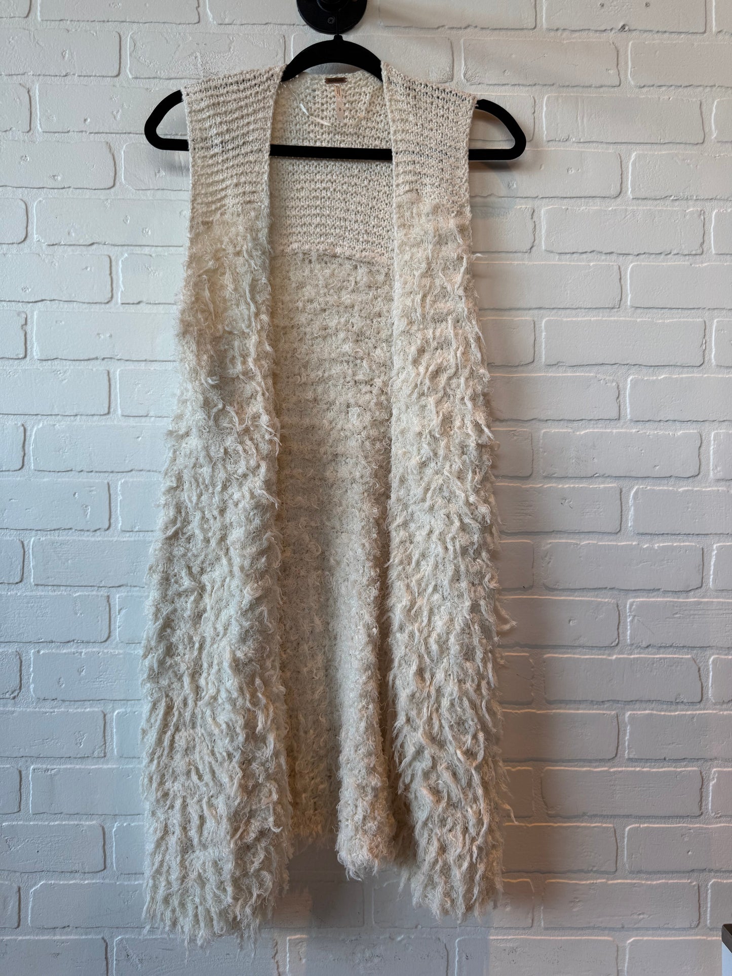 Vest Sweater By Free People In Cream, Size: S