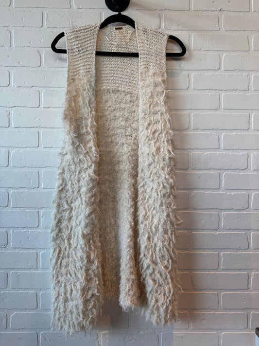 Vest Sweater By Free People In Cream, Size: S