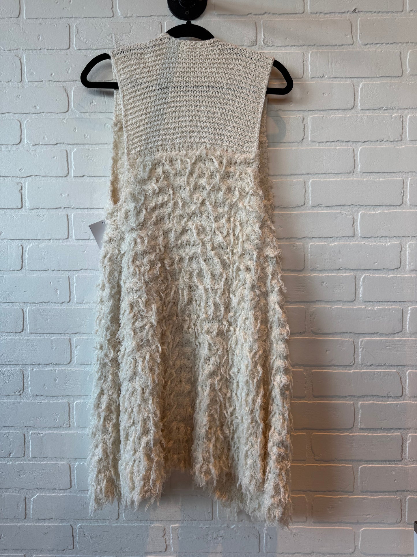 Vest Sweater By Free People In Cream, Size: S