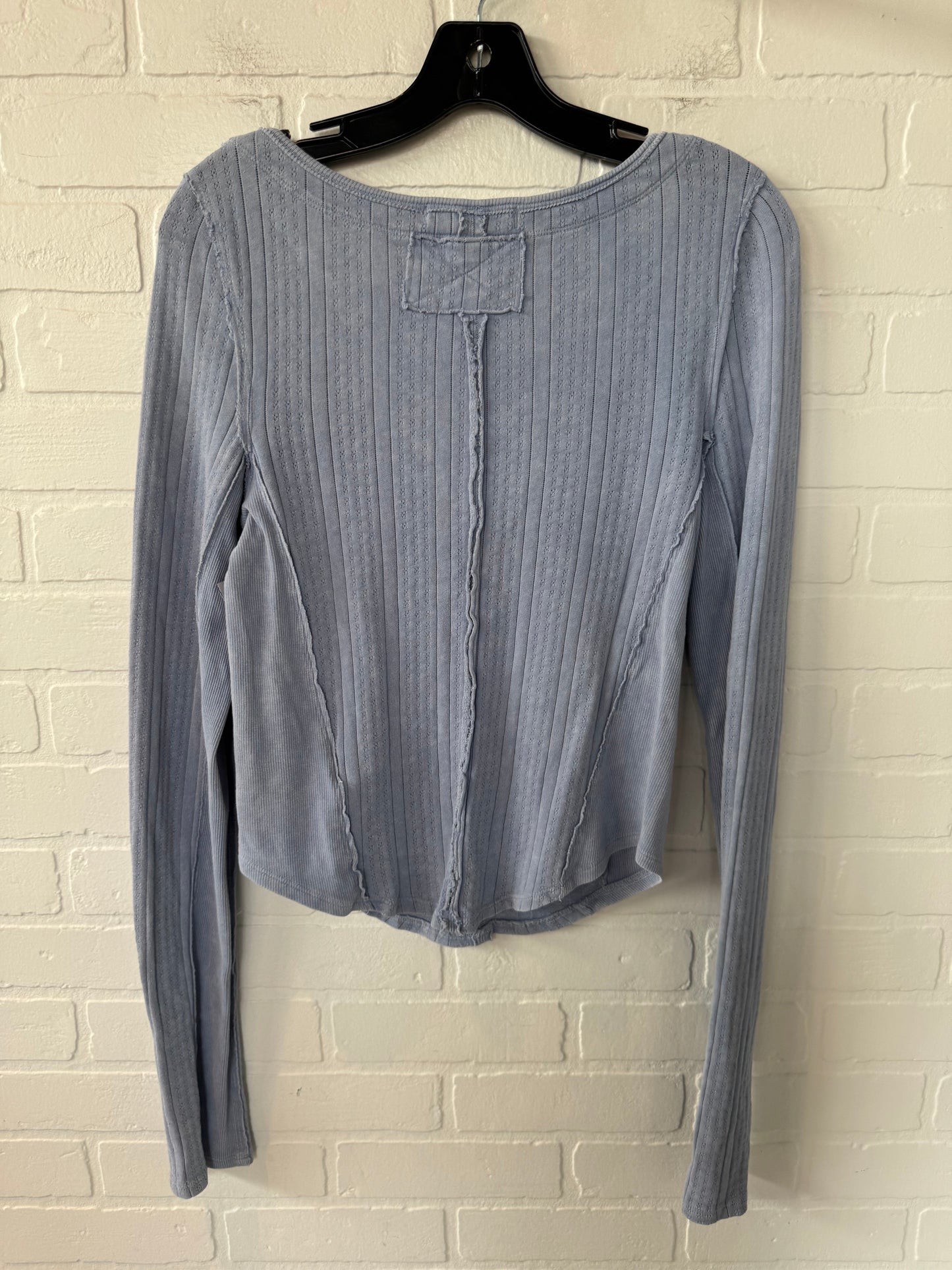 Top Long Sleeve By We The Free In Blue, Size: L