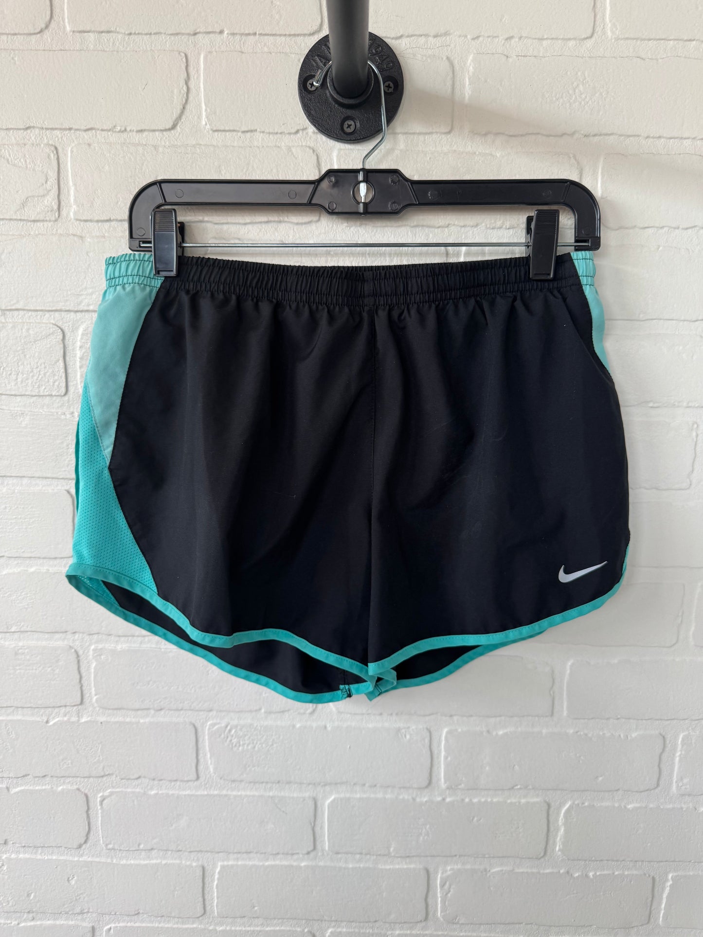 Athletic Shorts By Nike In Black & Blue, Size: 8