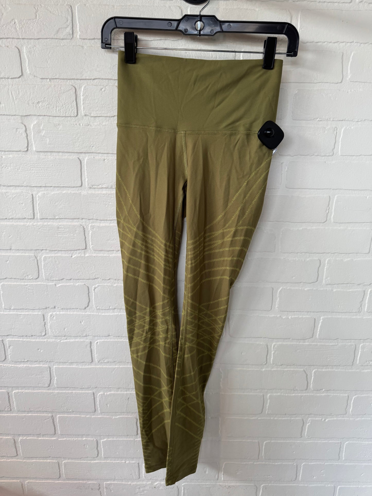 Athletic Leggings By Lululemon In Green, Size: 4