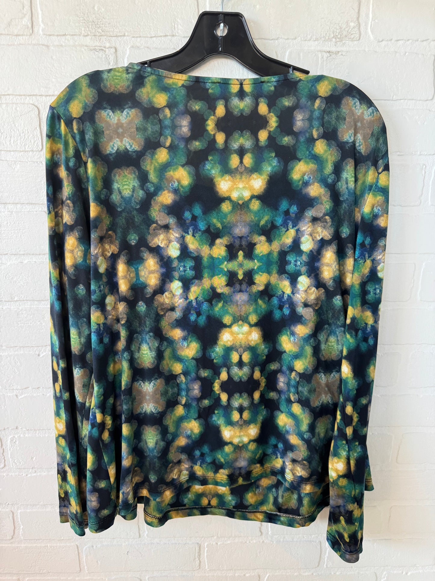 Top Long Sleeve By Clothes Mentor In Blue & Green, Size: Xl