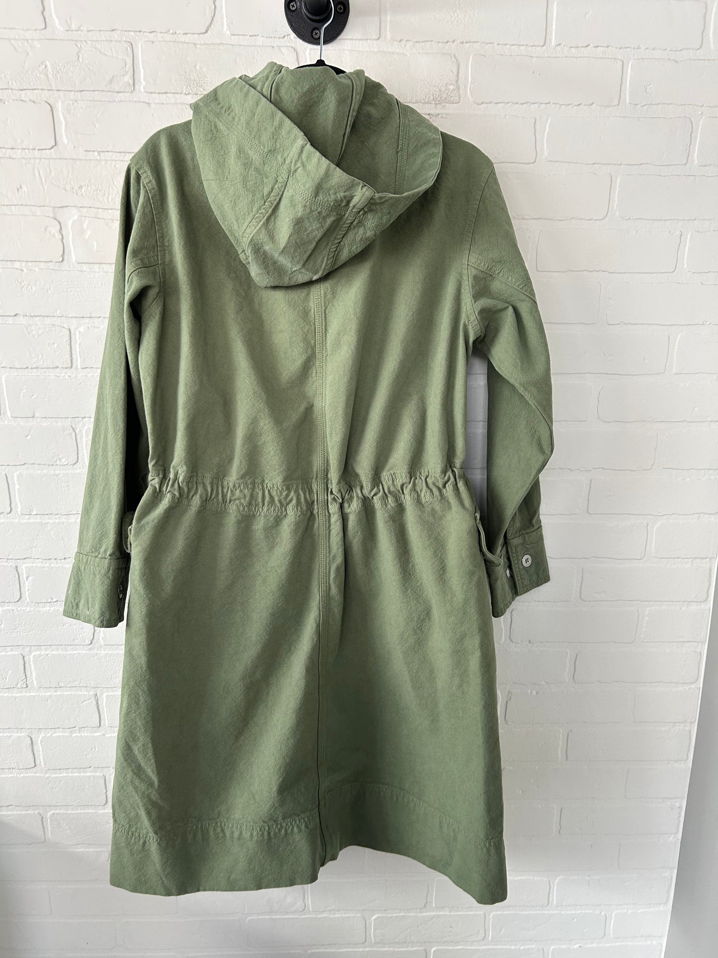 Coat Trench Coat By Everlane In Green, Size: S