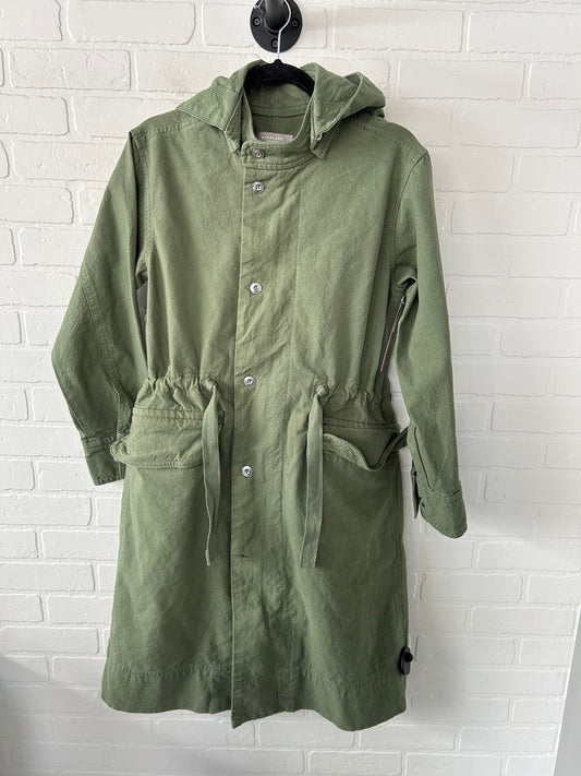 Coat Trench Coat By Everlane In Green, Size: S