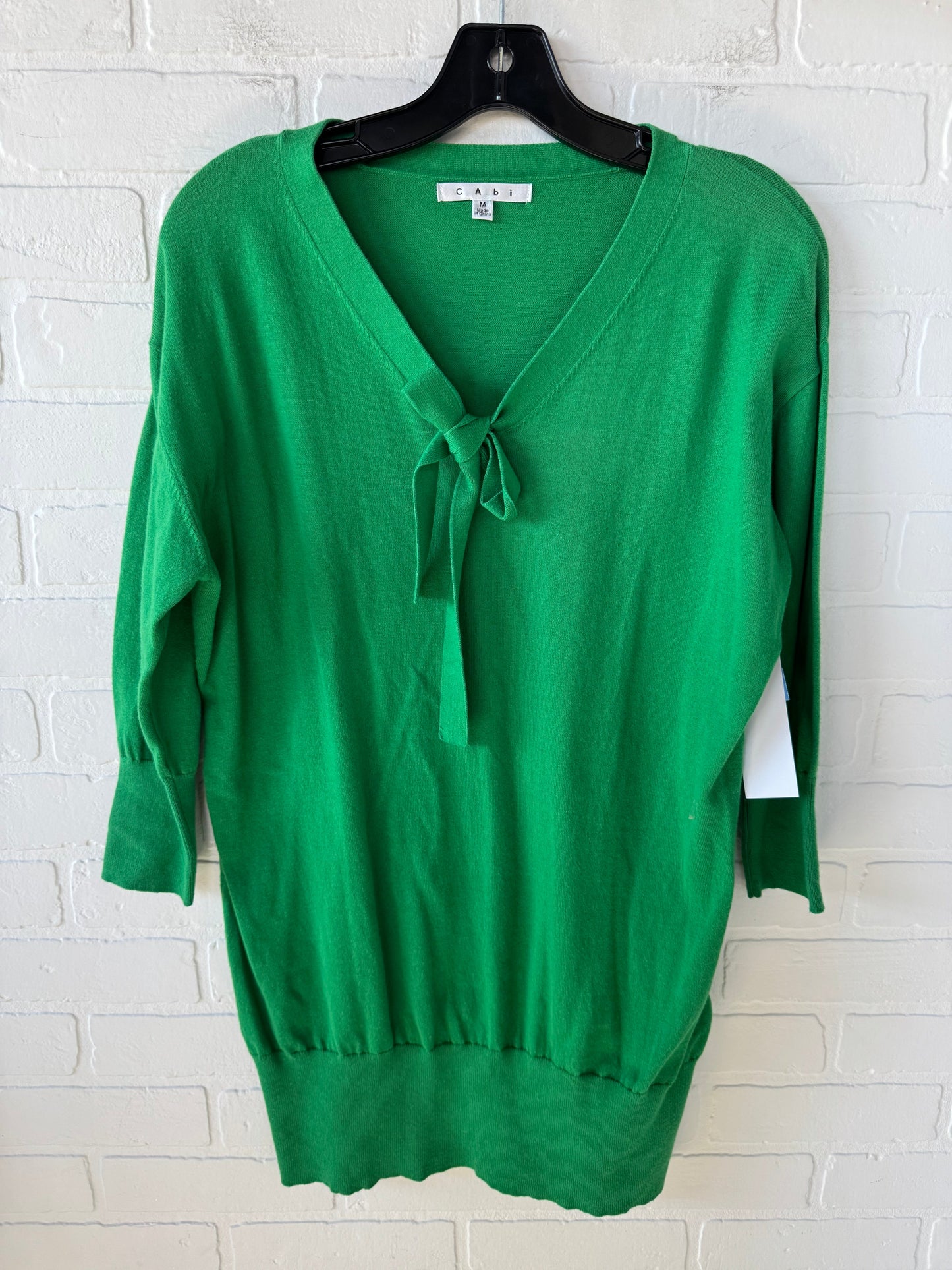 Sweater By Cabi In Green, Size: M