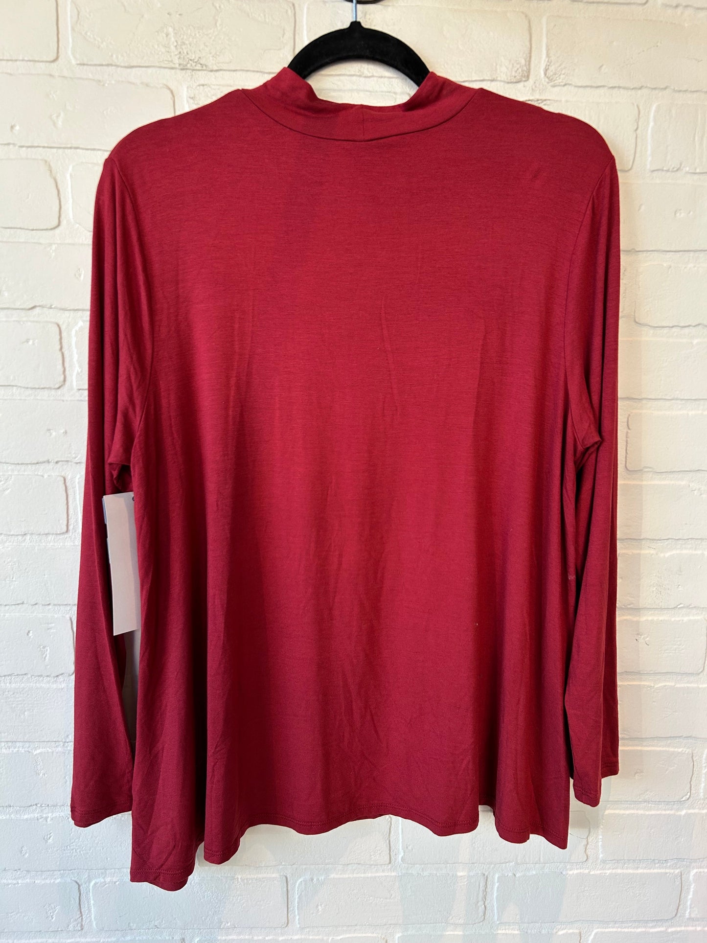 Top Long Sleeve Basic By Old Navy In Red, Size: L