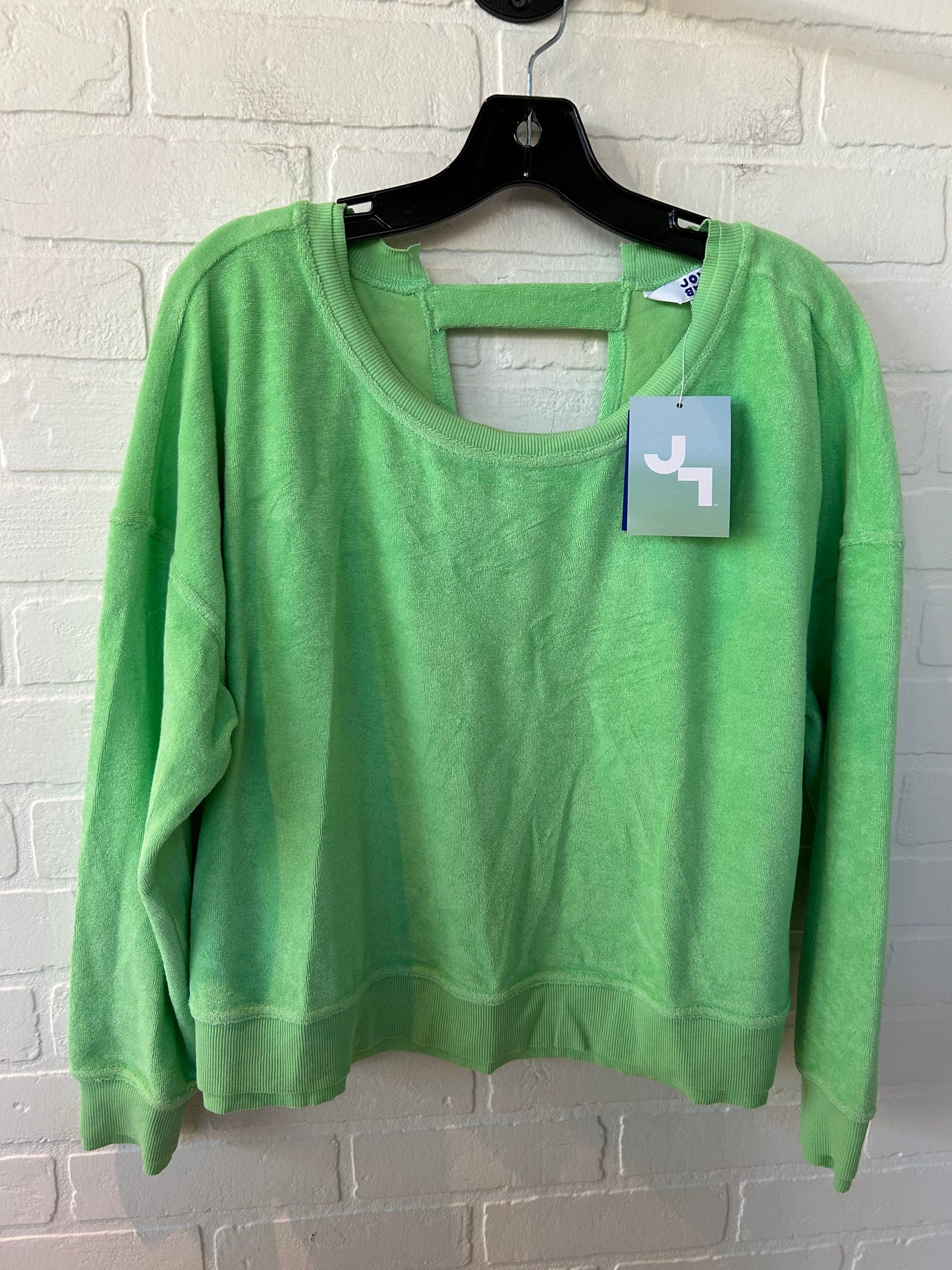 Athletic Sweatshirt Crewneck By Joy Lab In Green, Size: S