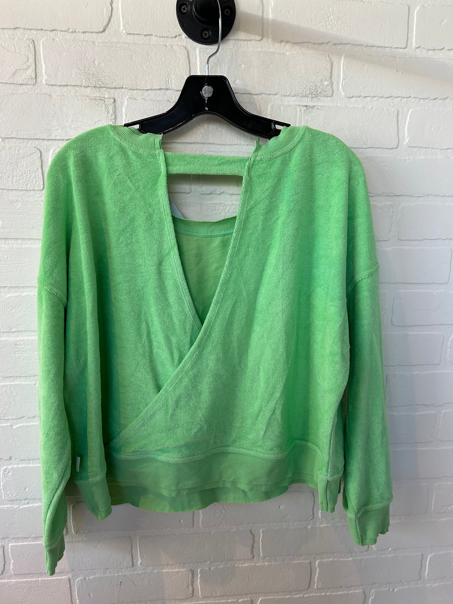 Athletic Sweatshirt Crewneck By Joy Lab In Green, Size: S