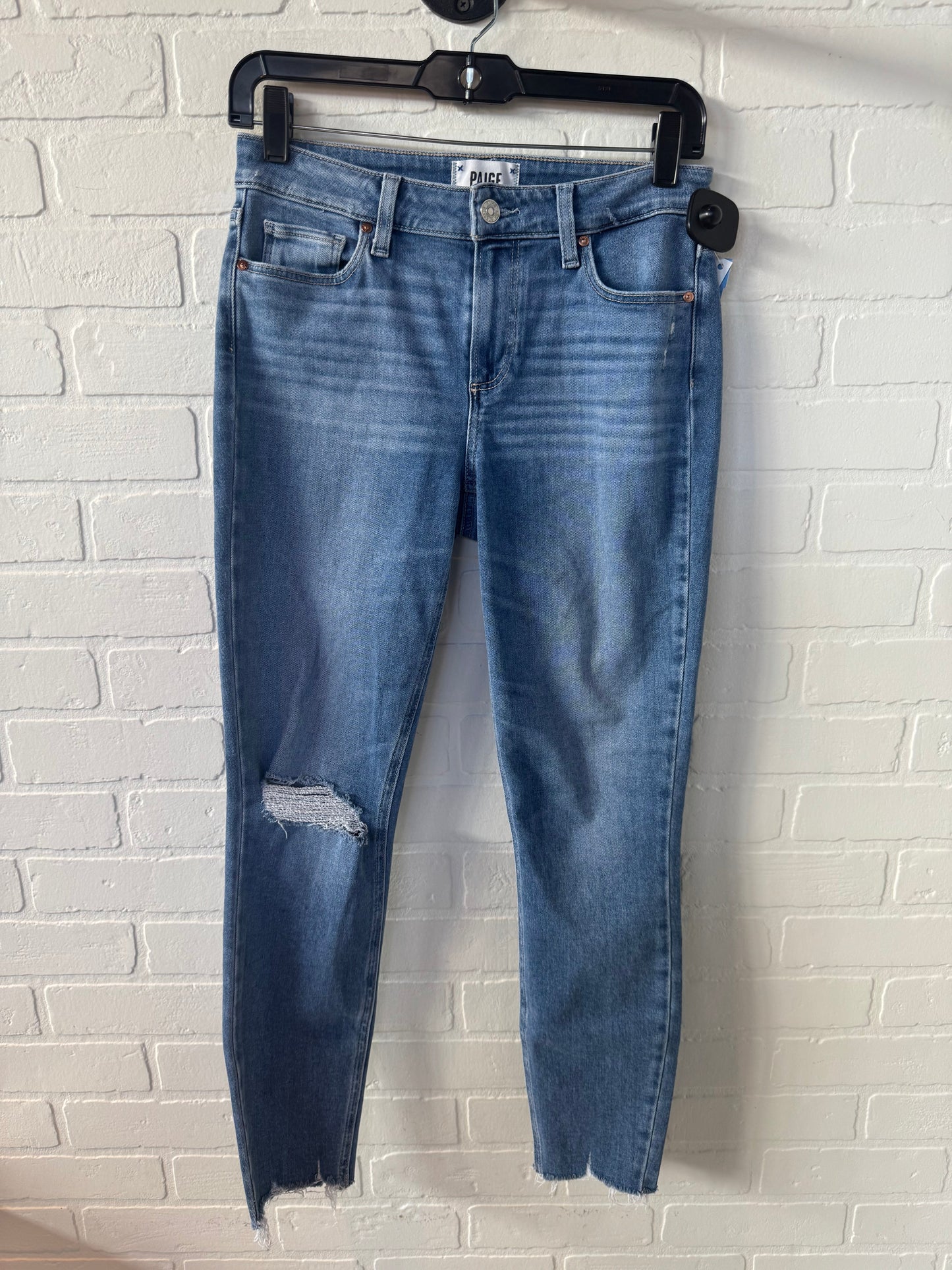 Jeans Skinny By Paige In Blue Denim, Size: 6