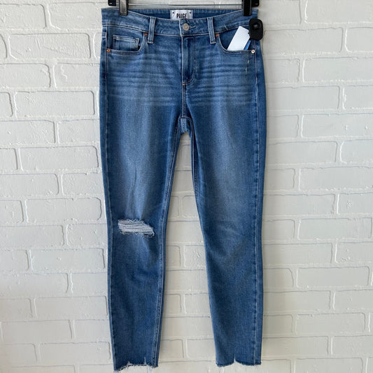 Jeans Skinny By Paige In Blue Denim, Size: 6