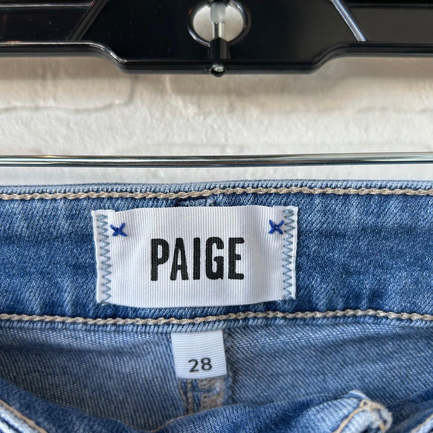 Jeans Skinny By Paige In Blue Denim, Size: 6