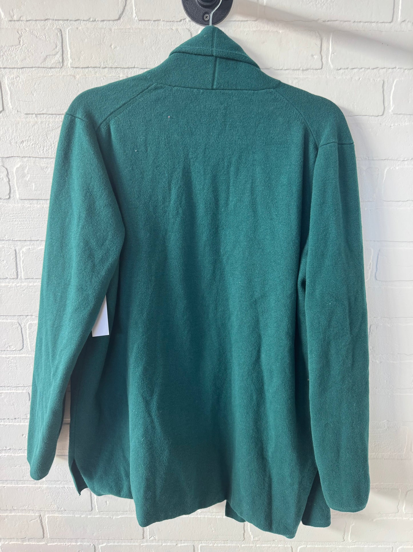 Sweater Cardigan By J. Crew In Green, Size: Xl