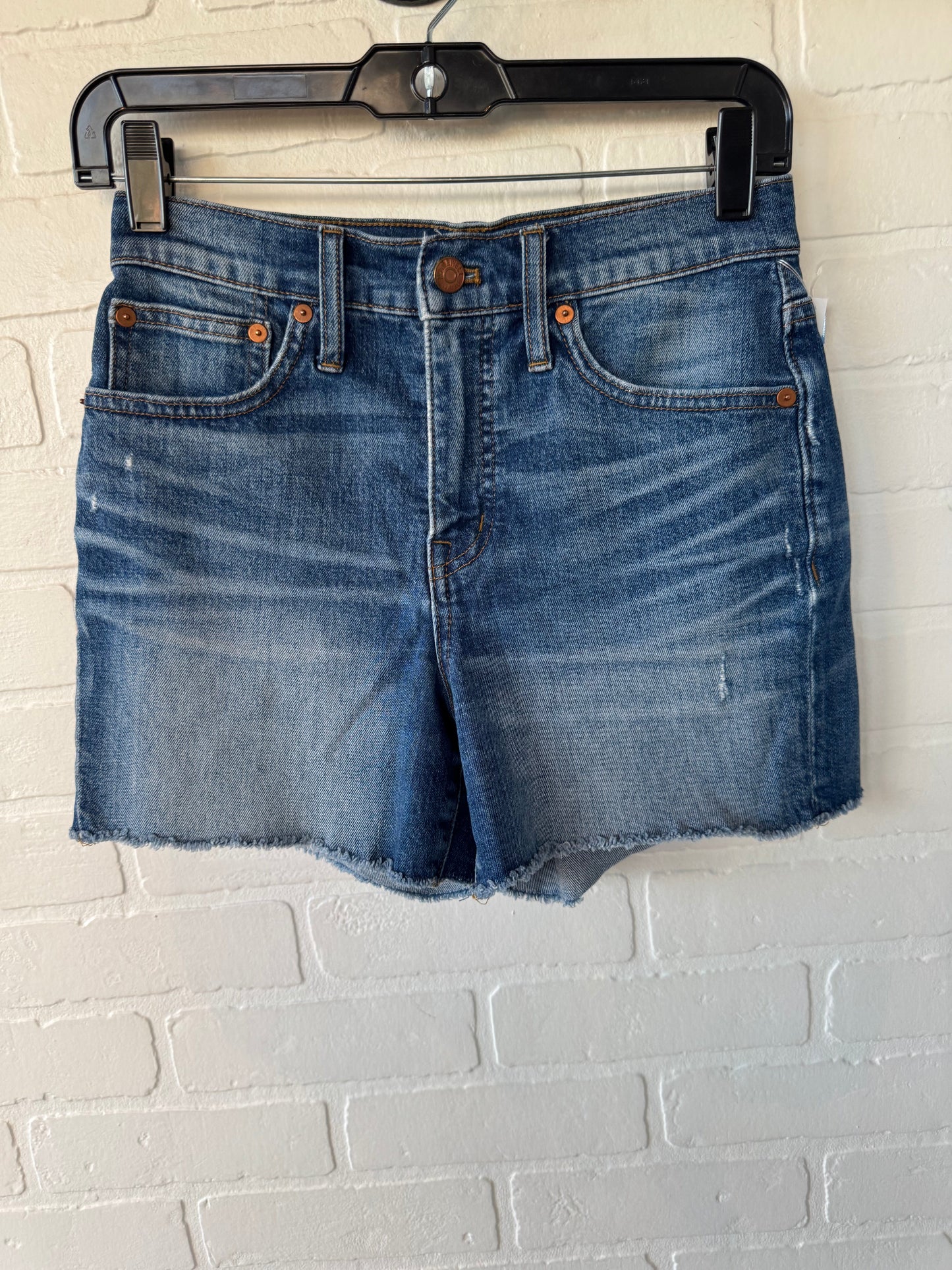 Shorts By Madewell In Blue Denim, Size: 0