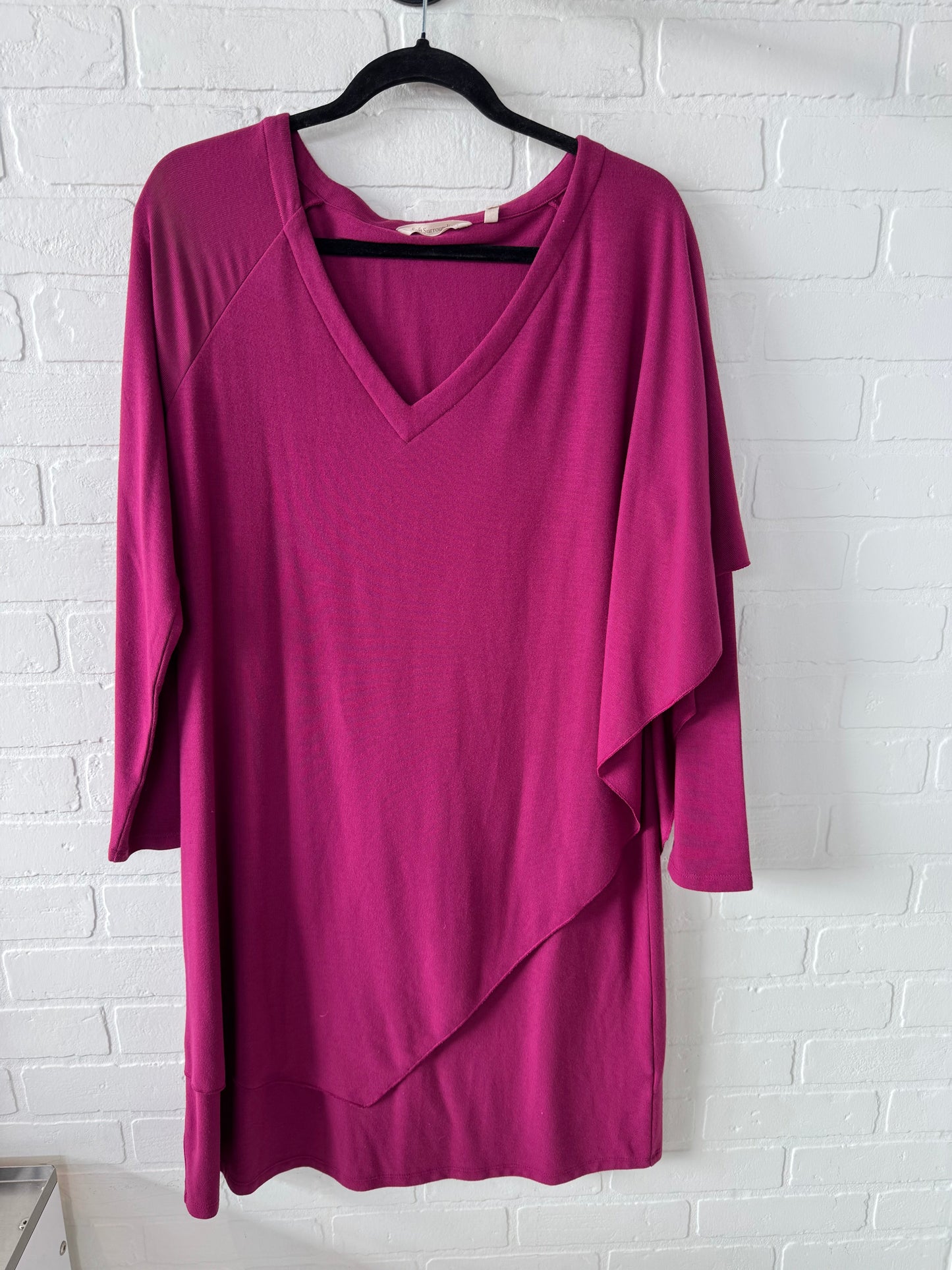 Tunic Long Sleeve By Soft Surroundings In Pink, Size: M