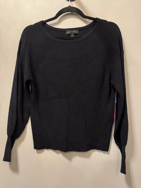 Sweater By Ann Taylor In Black, Size: Xs