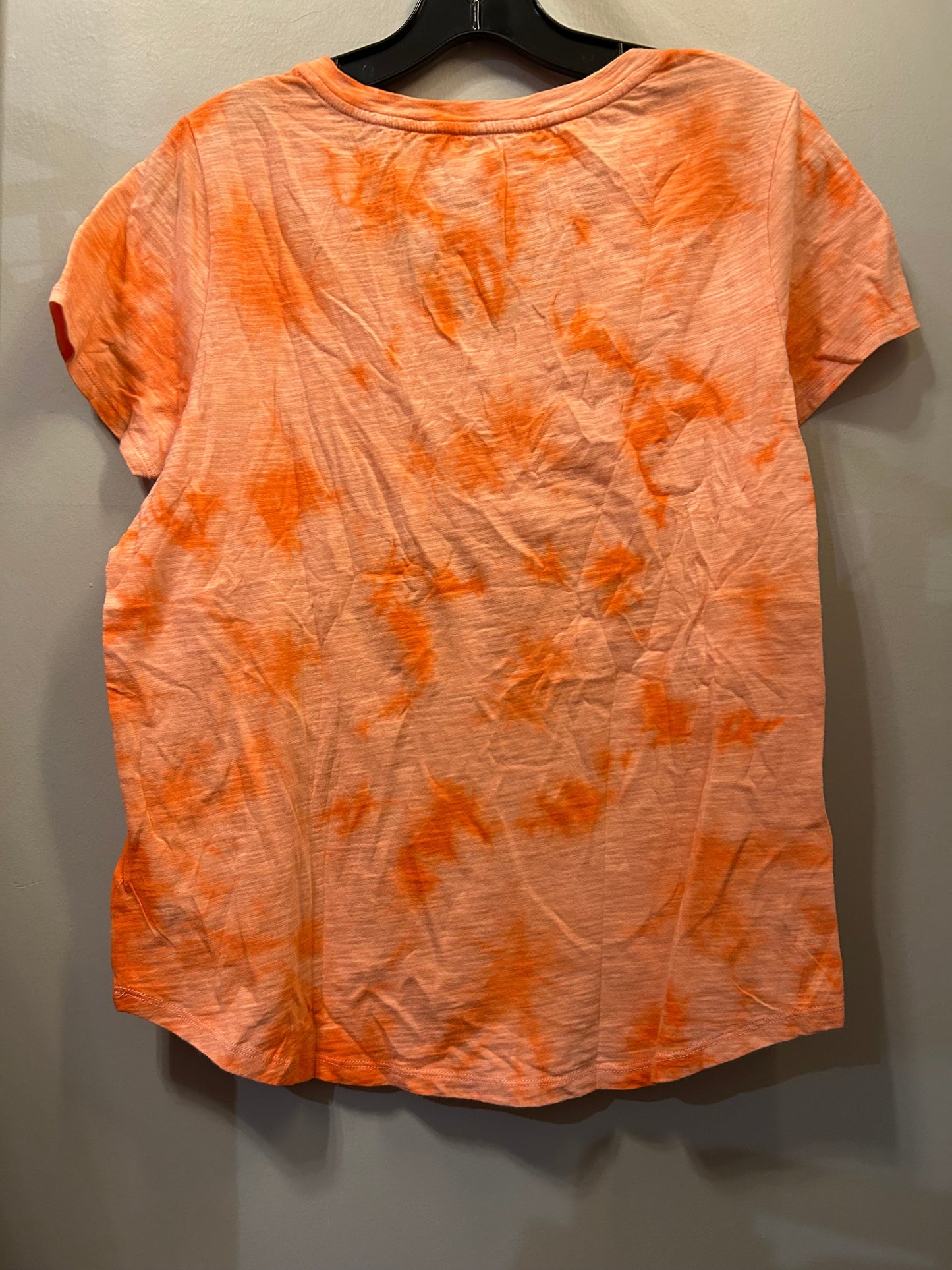 Top Short Sleeve Basic By Old Navy In Orange, Size: M